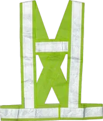 Reflective Safety Vest with 2V1H PVC Tape for Construction