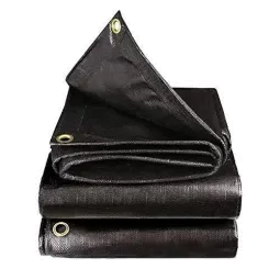 Heavy-Duty Black Plastic Sheet – Waterproof